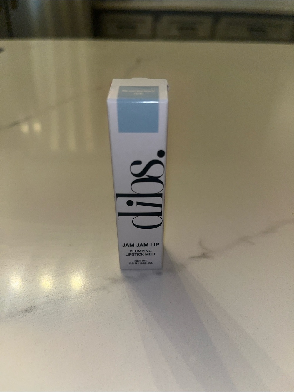 Dibs Jam Jam Lip Plumping Lipstick Melt — Light Blue Shade